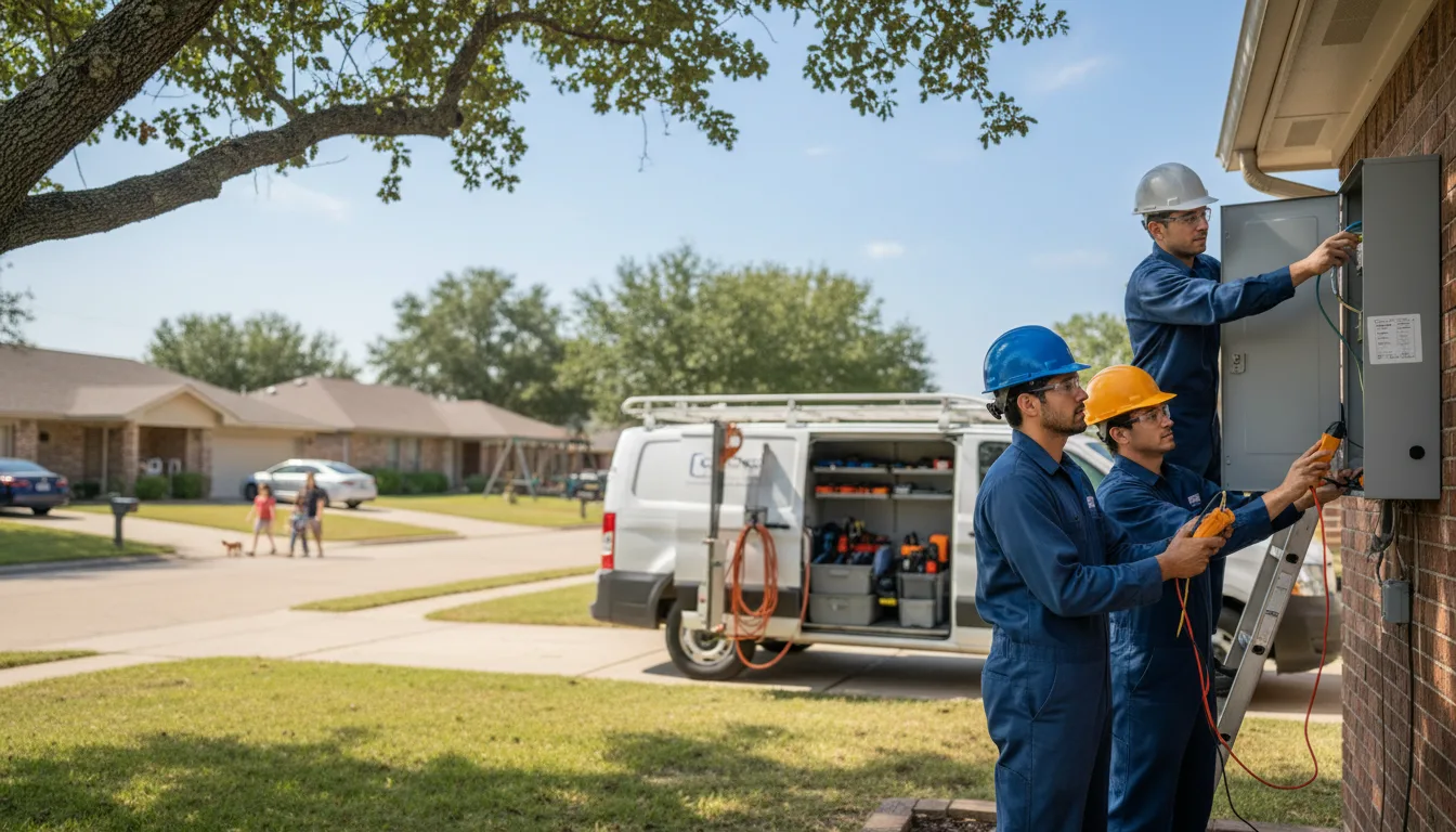 Certified electrician providing emergency electrical services in Woodbine, GA